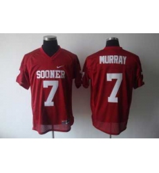 Sooners #7 DeMarco Murray Red Embroidered NCAA Jersey