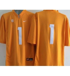 Tennessee Vols #1 Orange Stitched NCAA Jersey