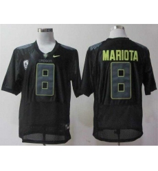 NEW Oregon Ducks Marcus Mariota 8 Black Pro Combat Pac-12 2012 NCAA Jerseys