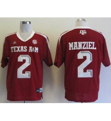 Addidas Texas A&M Aggies Johnny Manziel 2 Football Authentic NCAA Jerseys
