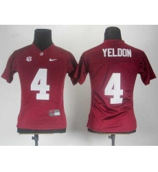 Women Alabama Crimson Tide T.J Yeldon 4 Crimson 2012 SEC Red College Football NCAA Jerseys