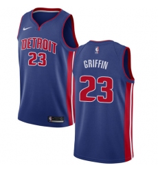 Men's Nike Detroit Pistons #23 Blake Griffin Swingman Royal Blue NBA Jersey - Icon Edition