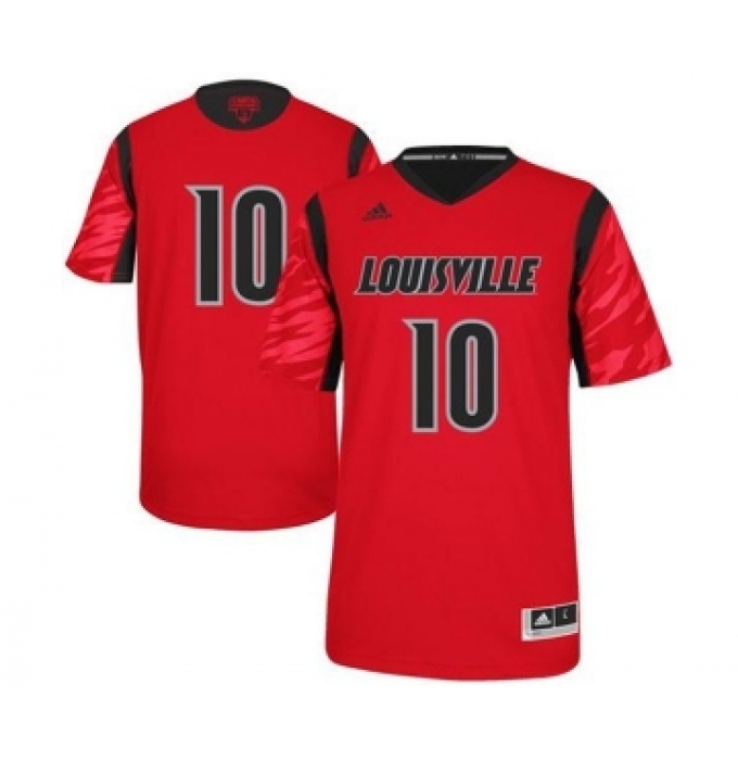 Louisville Cardinals 10 Gorgui Dieng Red College Jersey