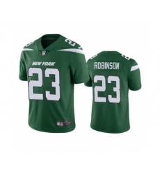 Men's New York Jets #23 James Robinson Green Vapor Untouchable Limited Stitched Jersey