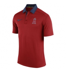 MLB Men's Los Angeles Angels of Anaheim Nike Red Authentic Collection Dri-FIT Elite Polo