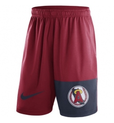 MLB Men's Los Angeles Angels of Anaheim Nike Red Cooperstown Collection Dry Fly Shorts