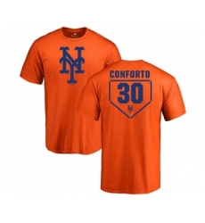 MLB Nike New York Mets #30 Michael Conforto Orange RBI T-Shirt