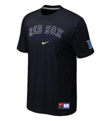 MLB Men's Boston Red Sox Nike Practice T-Shirt - Black