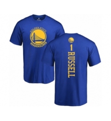 Basketball Golden State Warriors #1 D'Angelo Russell Royal Blue Backer T-Shirt