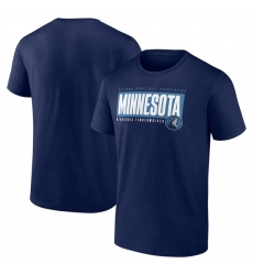 Men's Minnesota Timberwolves Navy Box Out T-Shirt