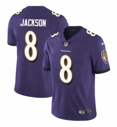 Youth Nike Baltimore Ravens #8 Lamar Jackson Purple Team Color Vapor Untouchable Limited Player NFL Jersey Youth Nike Baltimore Ravens #8 Lamar Jackson Purple Team Color Vapor Untouchable Limited Player NFL Jersey