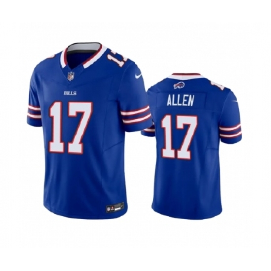 Men's Buffalo Bills #17 Josh Allen Blue 2023 F.U.S.E. Vapor Untouchable Limited Stitched Jersey