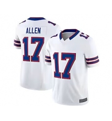 Men's Nike Buffalo Bills #17 Josh Allen White 2023 F.U.S.E. Vapor Untouchable Limited Stitched Jersey 