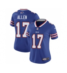 Women's Bills #17 Josh Allen Blue Vapor Untouchable Limited Stitched NFL Jersey