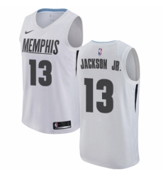 Women's Nike Memphis Grizzlies #13 Jaren Jackson Jr. Swingman White NBA Jersey - City Edition