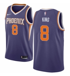 Women's Nike Phoenix Suns #8 George King Swingman Purple NBA Jersey - Icon Edition