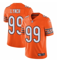 Youth Nike Chicago Bears #99 Aaron Lynch Limited Orange Rush Vapor Untouchable NFL Jersey