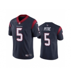 Men's Houston Texans #5 Jalen Pitre Navy Vapor Untouchable Limited Stitched Jersey