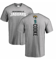 NFL Nike Jacksonville Jaguars #9 Logan Cooke Ash Backer T-Shirt