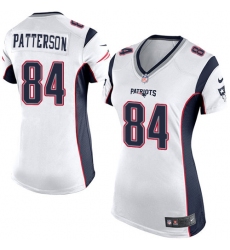 Women's Nike New England Patriots #84 Cordarrelle Patterson Game White NFL Jersey