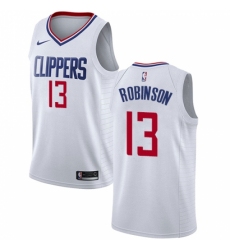 Women's Nike Los Angeles Clippers #13 Jerome Robinson Swingman White NBA Jersey - Association Edition