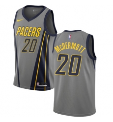 Women's Nike Indiana Pacers #20 Doug McDermott Swingman Gray NBA Jersey - City Edition
