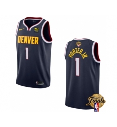 Men's Denver Nuggets #1 Michael Porter Jr. Navy 2023 Finals Icon Edition Stitched Basketball Jersey