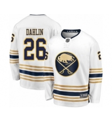 Men's Buffalo Sabres #26 Rasmus Dahlin Fanatics Branded White 50th Season Breakaway Hockey Jersey