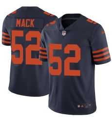 Youth Nike Chicago Bears #52 Khalil Mack Limited Navy Blue Rush Vapor Untouchable NFL Jersey