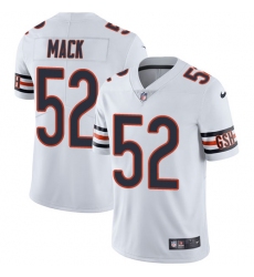 Youth Nike Chicago Bears #52 Khalil Mack White Vapor Untouchable Limited Player NFL Jersey