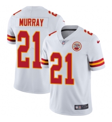 Men's Nike Kansas City Chiefs #21 Eric Murray White Vapor Untouchable Limited Player NFL Jersey
