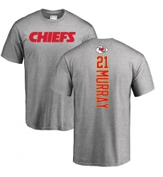 NFL Nike Kansas City Chiefs #21 Eric Murray Ash Backer T-Shirt