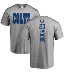NFL Nike Indianapolis Colts #23 Kenny Moore Ash Backer T-Shirt