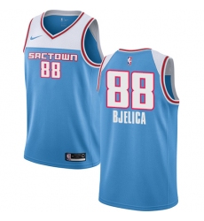Women's Nike Sacramento Kings #88 Nemanja Bjelica Swingman Blue NBA Jersey - 2018 19 City Edition