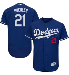 Men's Majestic Los Angeles Dodgers #21 Walker Buehler Royal Blue Flexbase Authentic Collection MLB Jersey