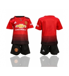2018-19 Manchester United Home Youth Soccer Jersey