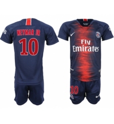 2018-19 Paris Saint-Germain 10 NEYMAR JR Home Youth Soccer Jersey
