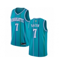 Women's Jordan Charlotte Hornets #7 Dwayne Bacon Authentic Aqua Hardwood Classics Basketball Jersey