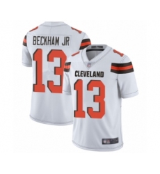Men's Odell Beckham Jr. Limited White Nike Jersey NFL Cleveland Browns #13 Road Vapor Untouchable