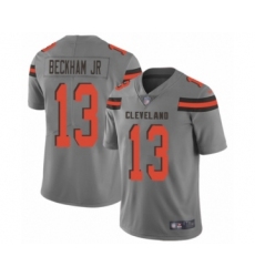 Women's Cleveland Browns #13 Odell Beckham Jr. Limited Gray Inverted Legend Football Jersey