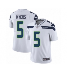 Men's Seattle Seahawks #5 Jason Myers White Vapor Untouchable Limited Player Football Jersey