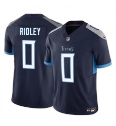 Men's Tennessee Titans #0 Calvin Ridley Navy 2023 F.U.S.E. Vapor Limited Football Stitched Jersey