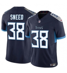 Youth Tennessee Titans #38 L'Jarius Sneed Navy 2024 F.U.S.E. Vapor Limited Football Stitched Jersey