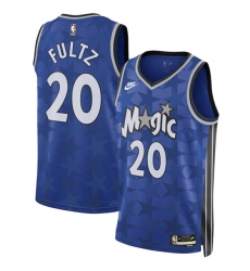 Men's Orlando Magic #20 Markelle Fultz Blue 2023-24 Classic Edition Stitched Basketball Jersey