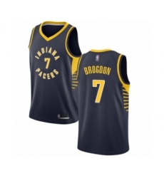 Women's Indiana Pacers #7 Malcolm Brogdon Swingman Navy Blue Basketball Jersey - Icon Edition