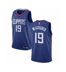 Women's Los Angeles Clippers #19 Rodney McGruder Authentic Blue Basketball Jersey - Icon Edition