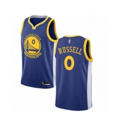 Youth Golden State Warriors #0 D'Angelo Russell Swingman Royal Blue Basketball Jersey - Icon Edition