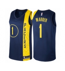 Youth Indiana Pacers #1 T.J. Warren Swingman Navy Blue Basketball Jersey - City Edition