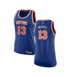 Women's New York Knicks #13 Marcus Morris Swingman Royal Blue Basketball Jersey - Icon Edition