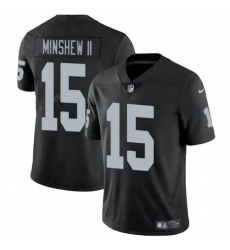 Youth Las Vegas Raiders #15 Gardner Minshew II Black Vapor Untouchable Football Stitched Jersey